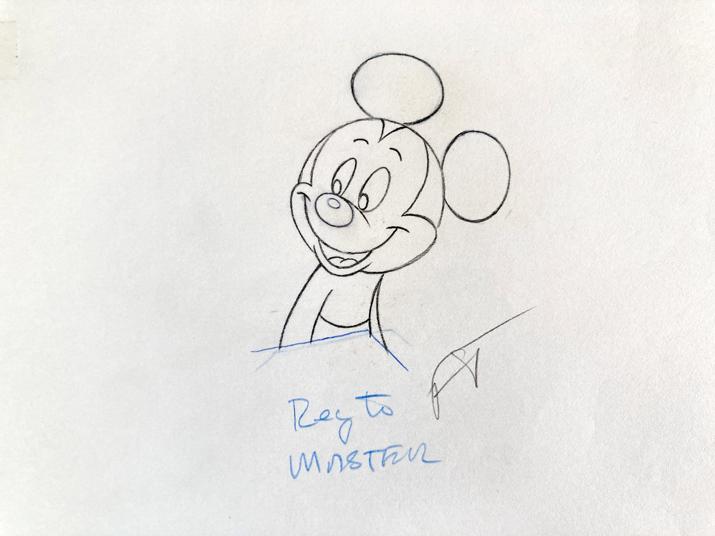 MICKEY MOUSE : Original animation drawing Tv Commercial (W. Disney, 1980s)