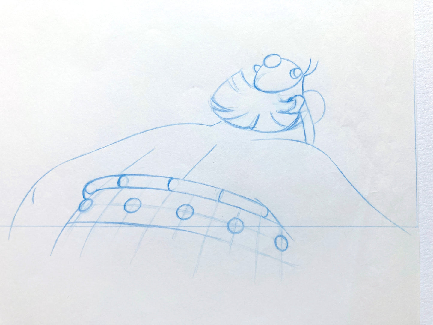 ASTERIX : Obelix Original Animation Drawing (1993)