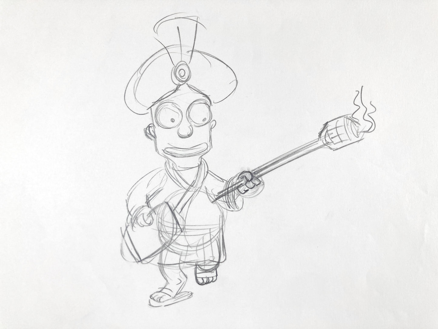 THE SIMPSONS : Original Animation Drawing of Bart Simpson (1998)