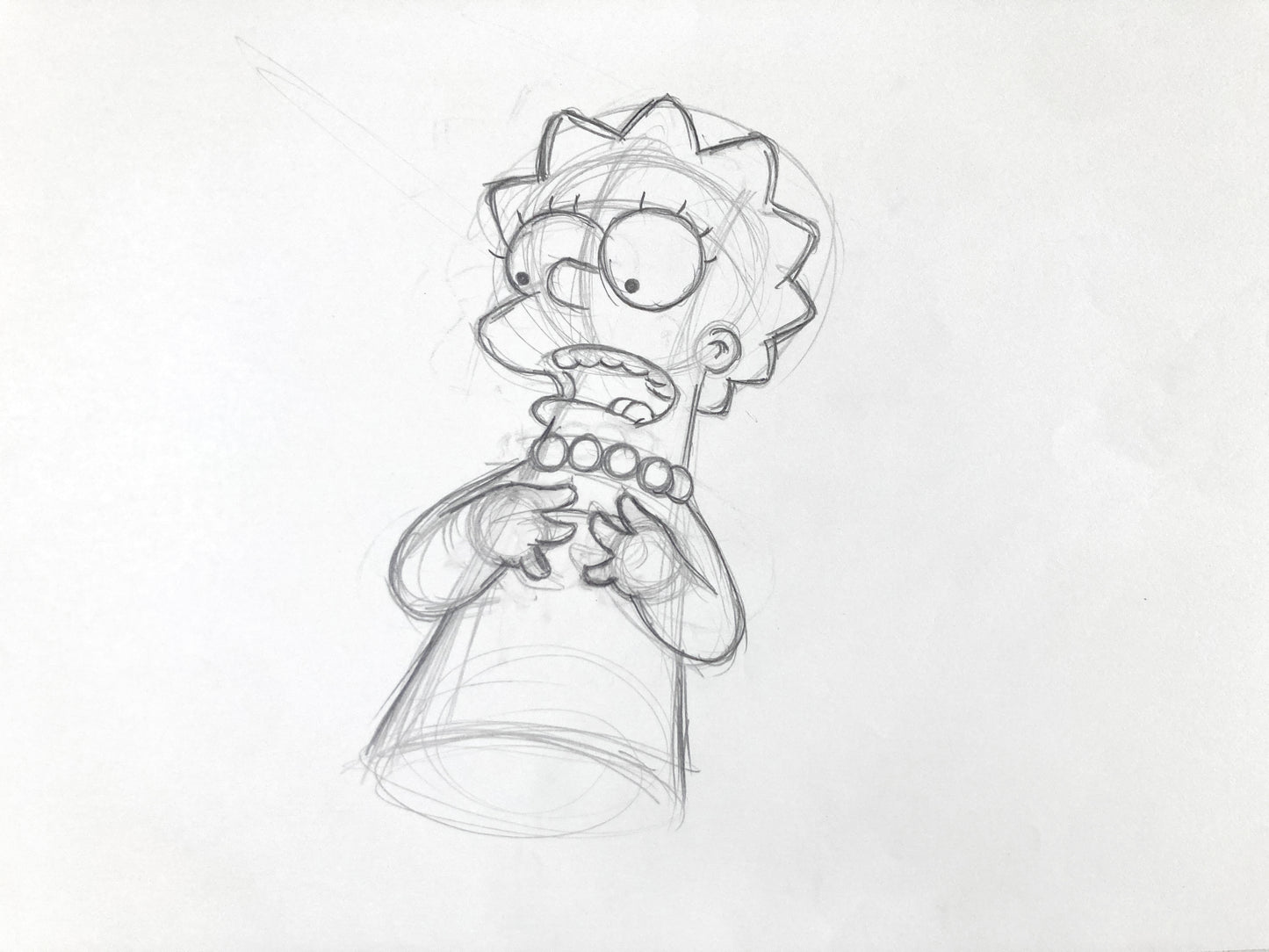 THE SIMPSONS : Original Animation Drawing of Lisa Simpson (2000's)