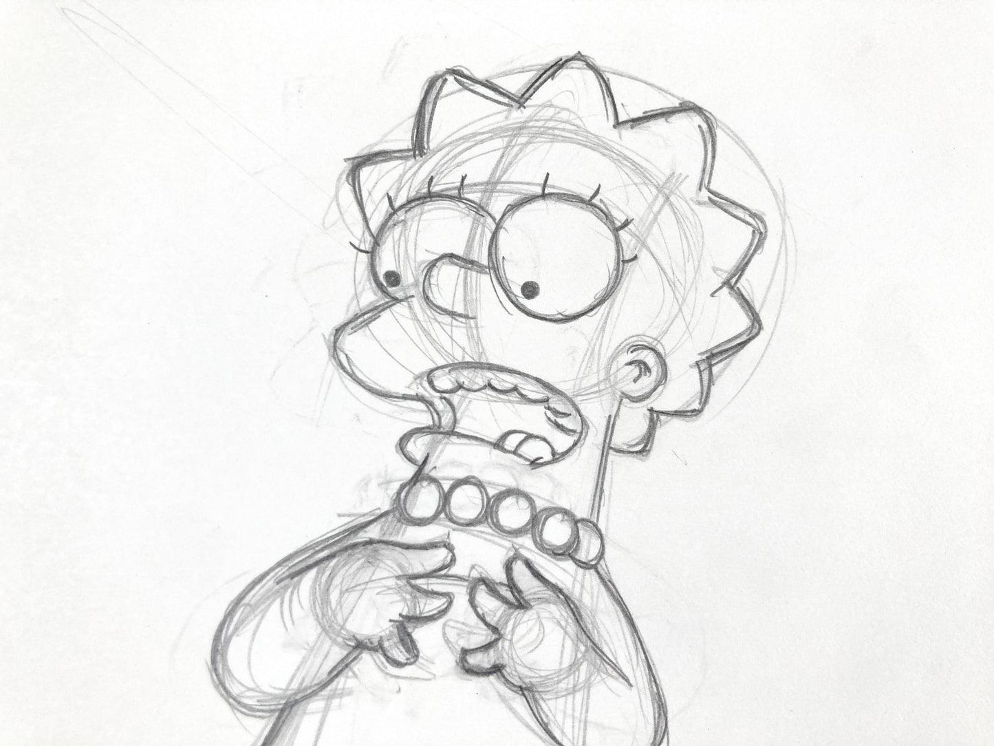 THE SIMPSONS : Original Animation Drawing of Lisa Simpson (2000's)