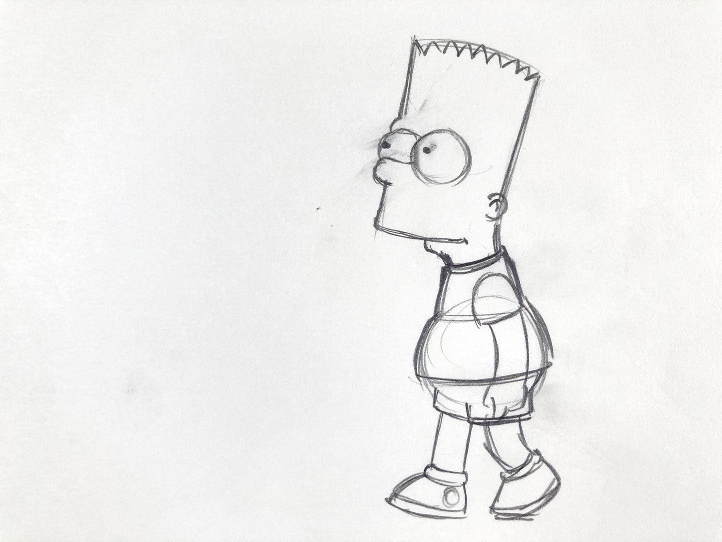 THE SIMPSONS : Original Animation Drawing of Bart Simpson (2000's)