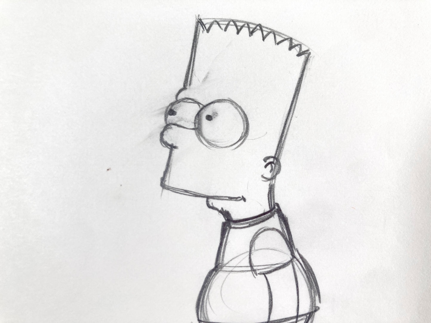 THE SIMPSONS : Original Animation Drawing of Bart Simpson (2000's)