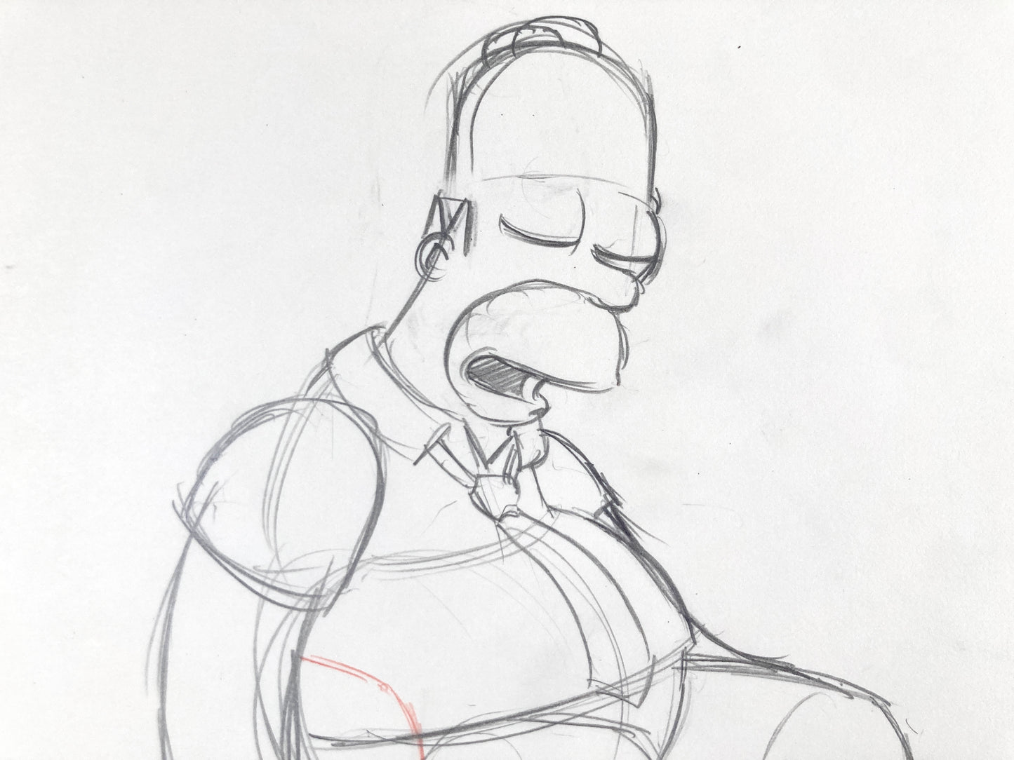 THE SIMPSONS : Original Animation Drawing of Homer Simpson (2000's)