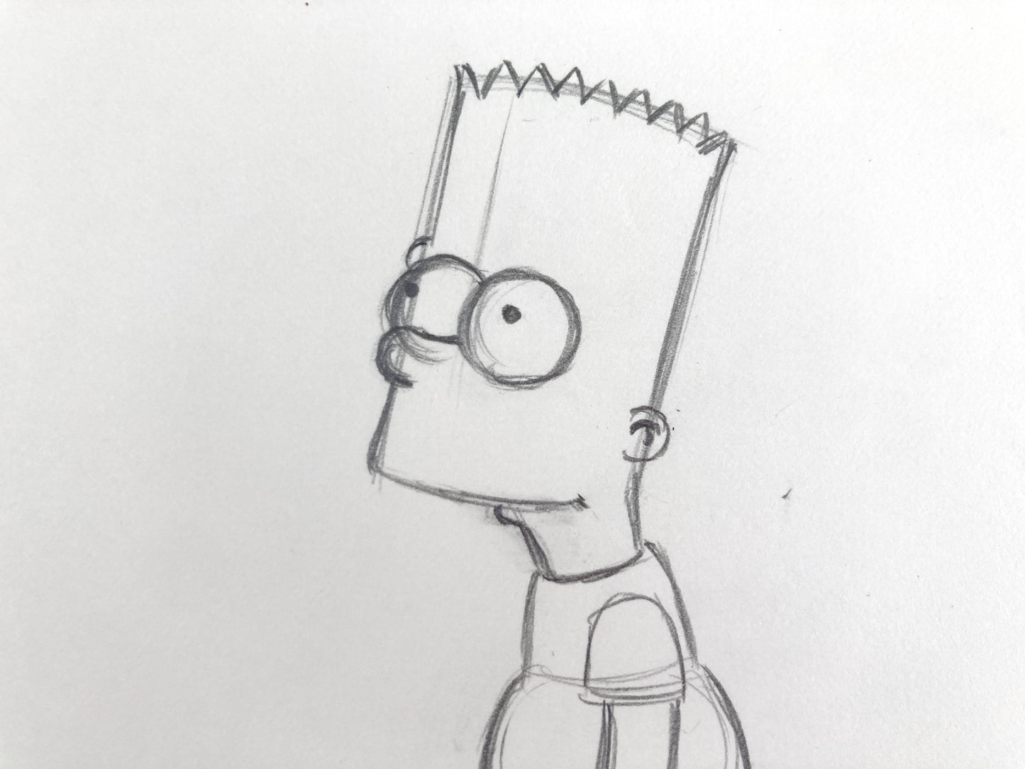 THE SIMPSONS : Original Animation Drawing of Bart Simpson (2000's)