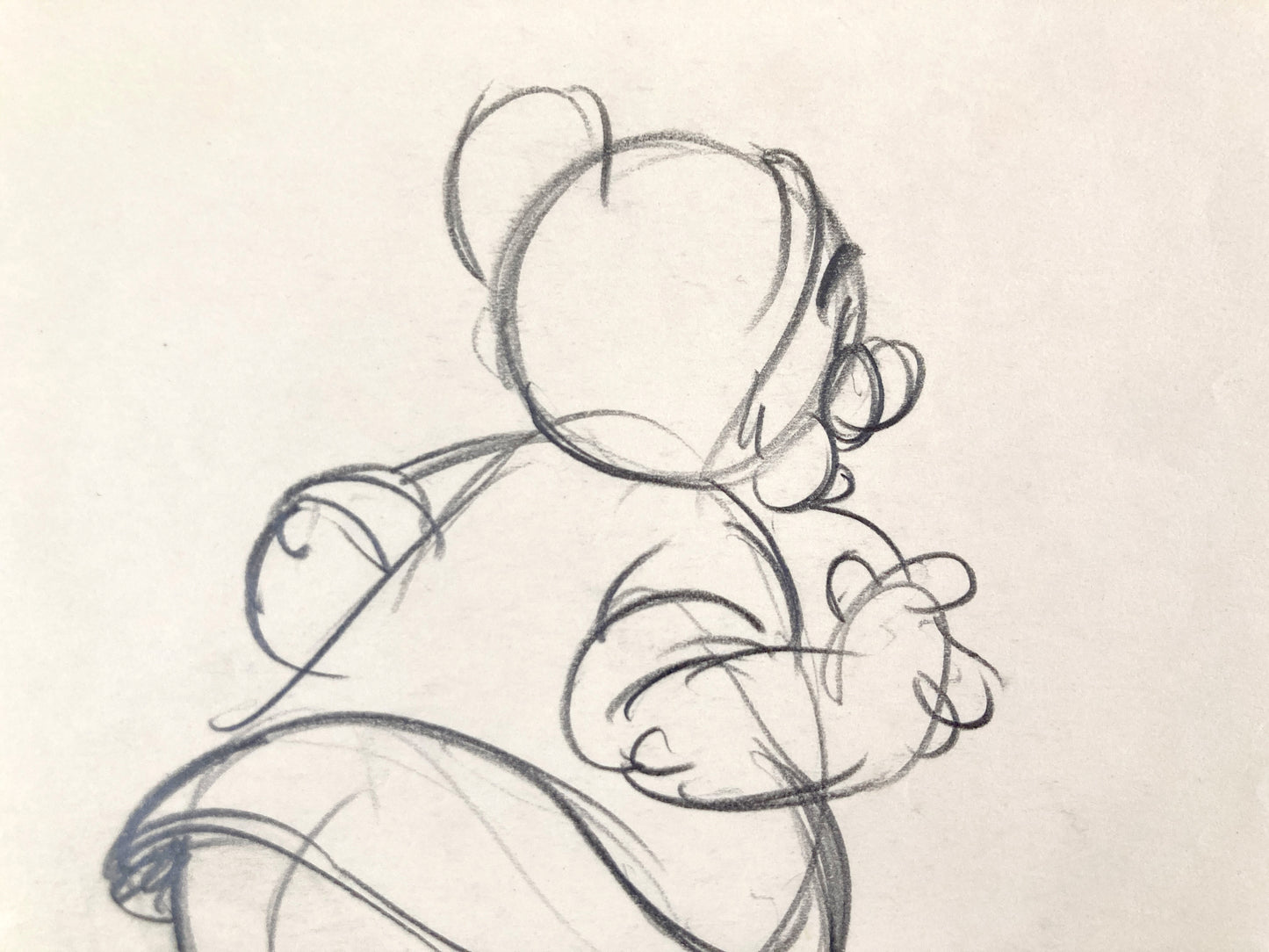 SNOW WHITE AND THE SEVEN DWARFS : Early Doc Test Sketche (Walt Disney, 1937)