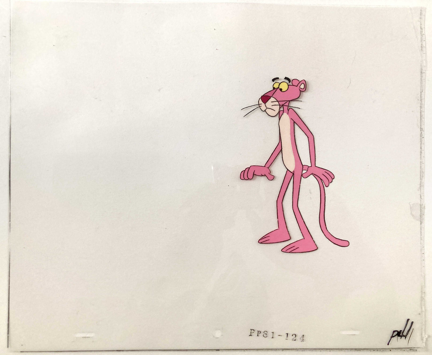 THE PINK PANTHER : Original Animation Cel (MGM, 1980's)