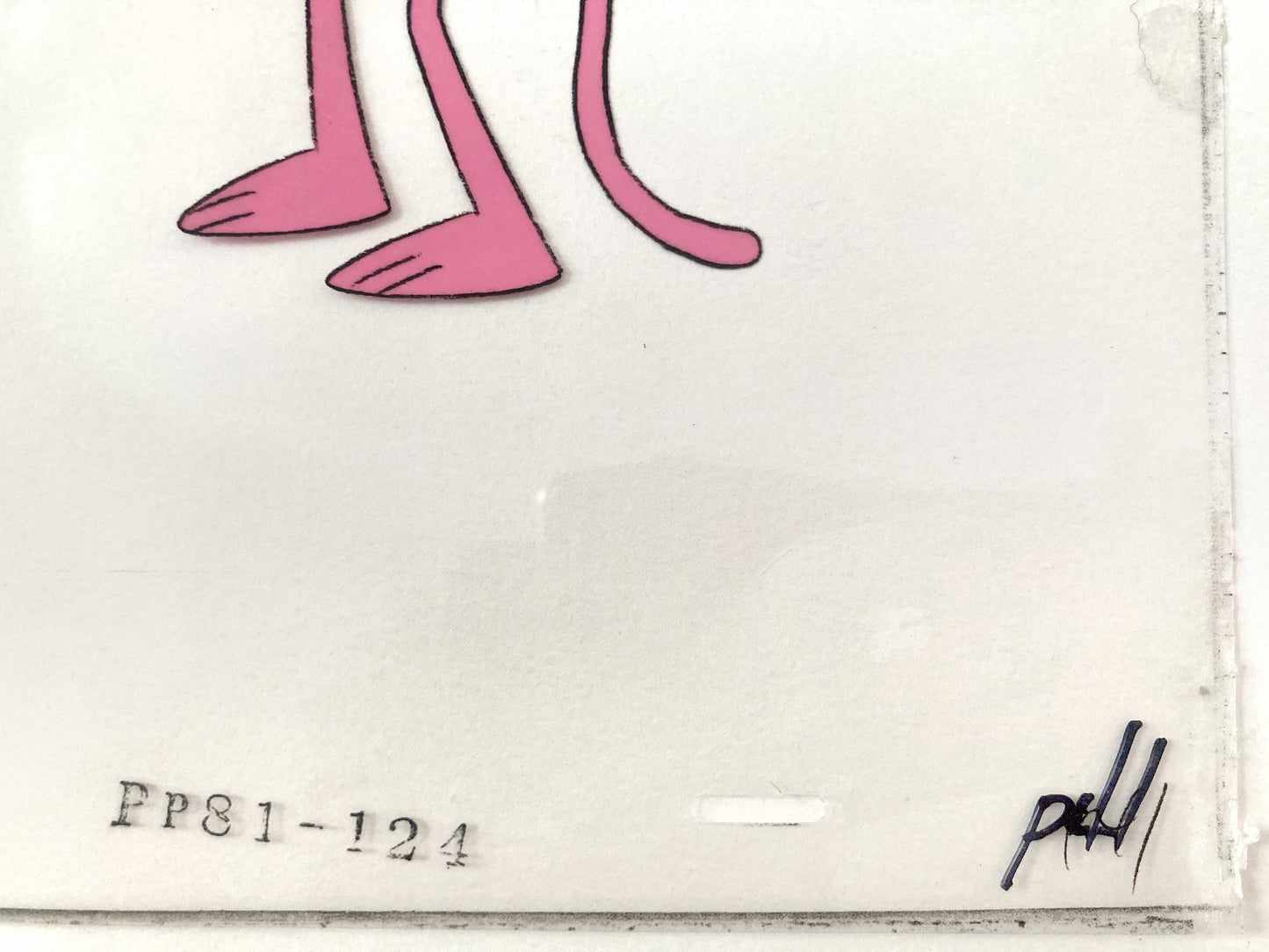 THE PINK PANTHER : Original Animation Cel (MGM, 1980's)
