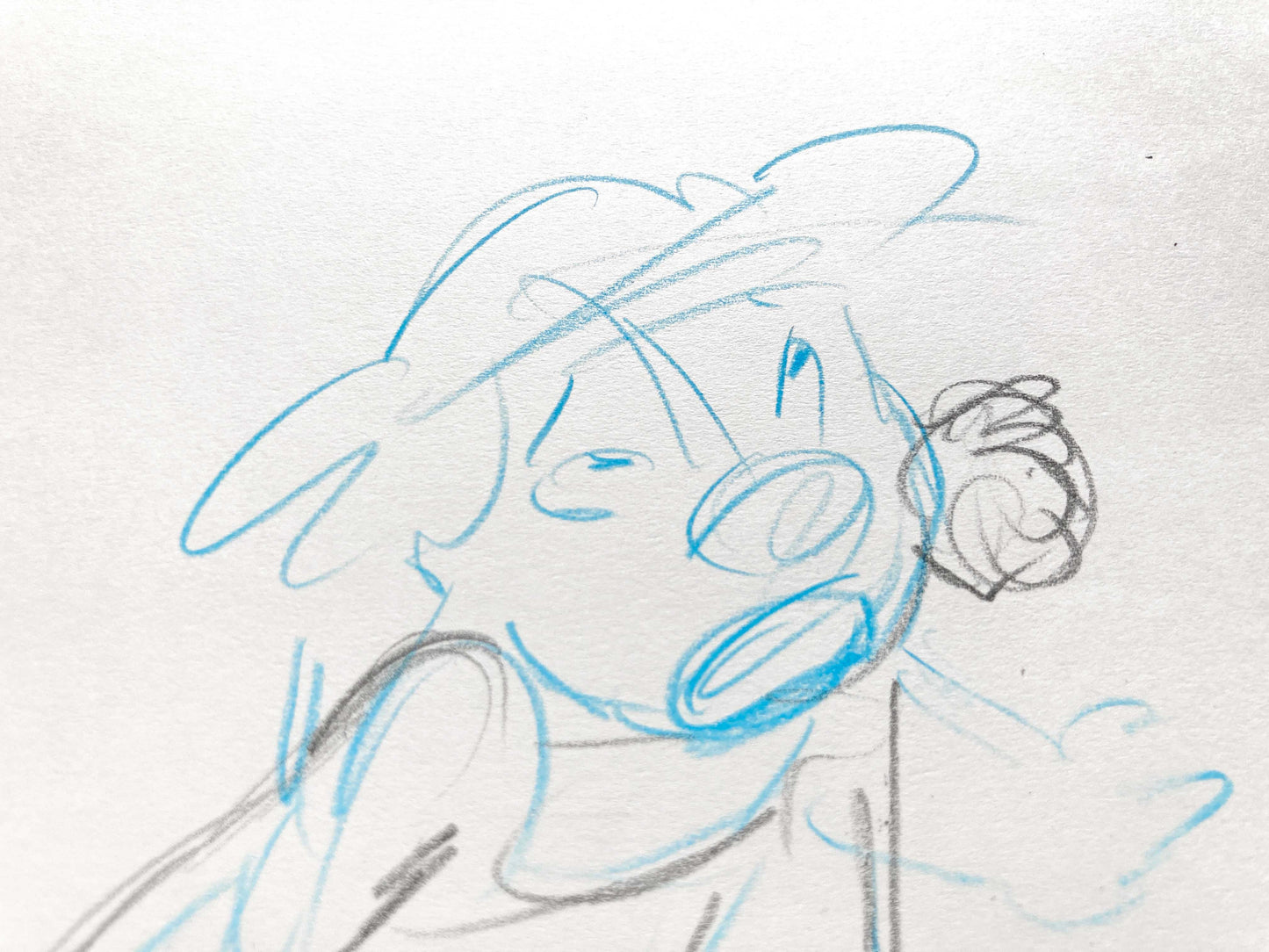LILO & STITCH : Lilo Original Production Drawing (Walt Disney, 2002)