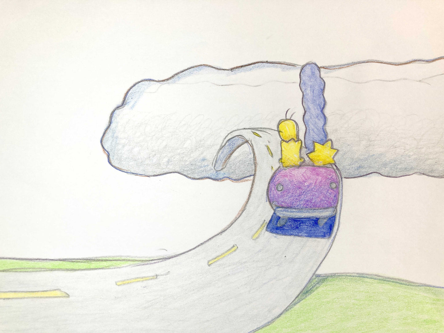 THE SIMPSONS : Bill Plympton - Original Animation Drawing (2019)