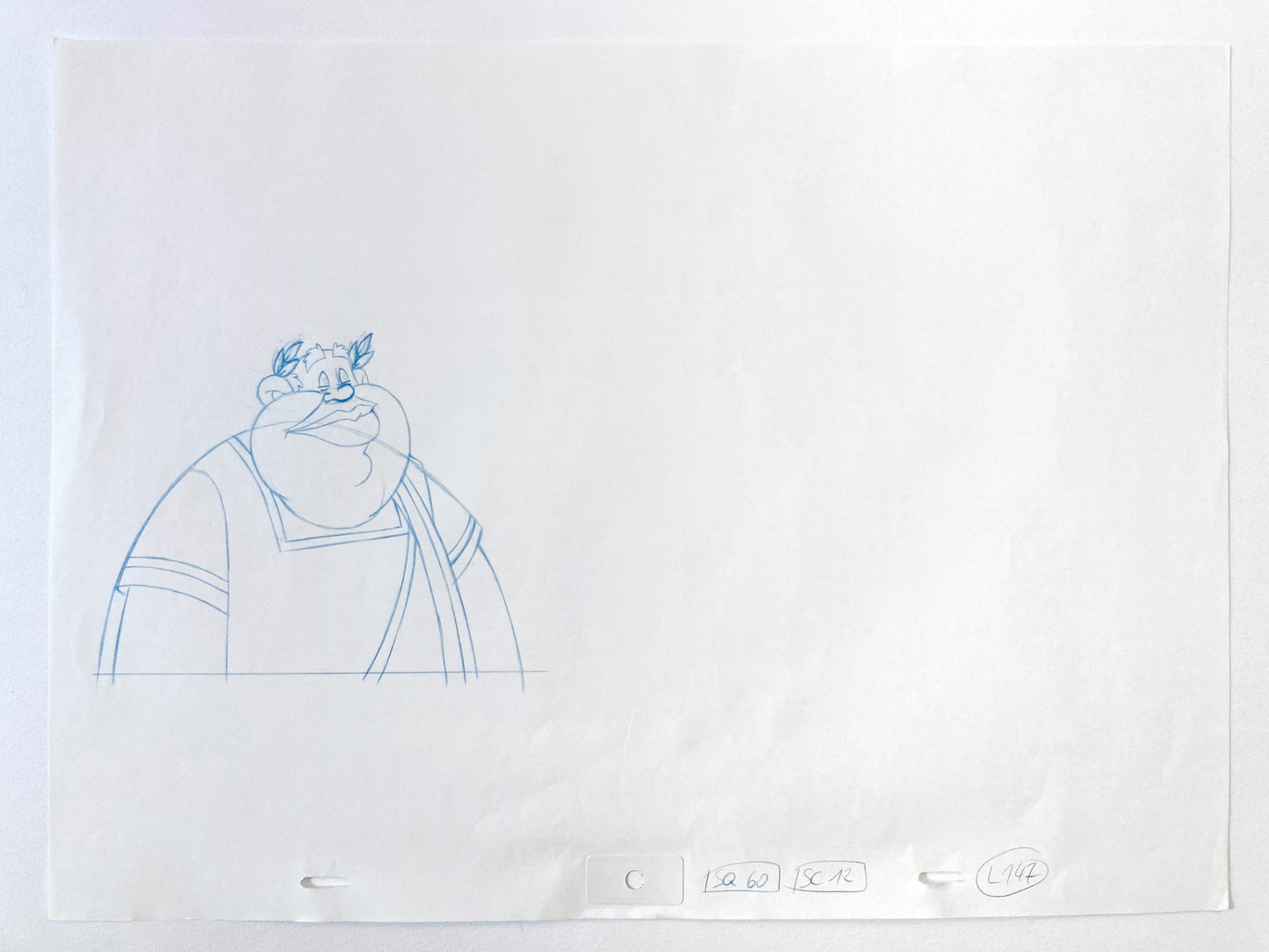 ASTERIX : Tumulus Original animation drawing (1993)