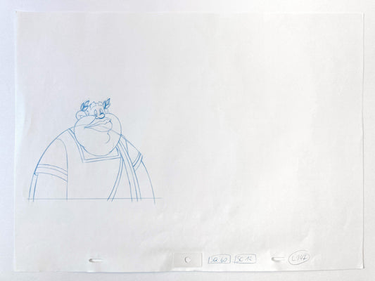ASTERIX : Tumulus Original animation drawing (1993)