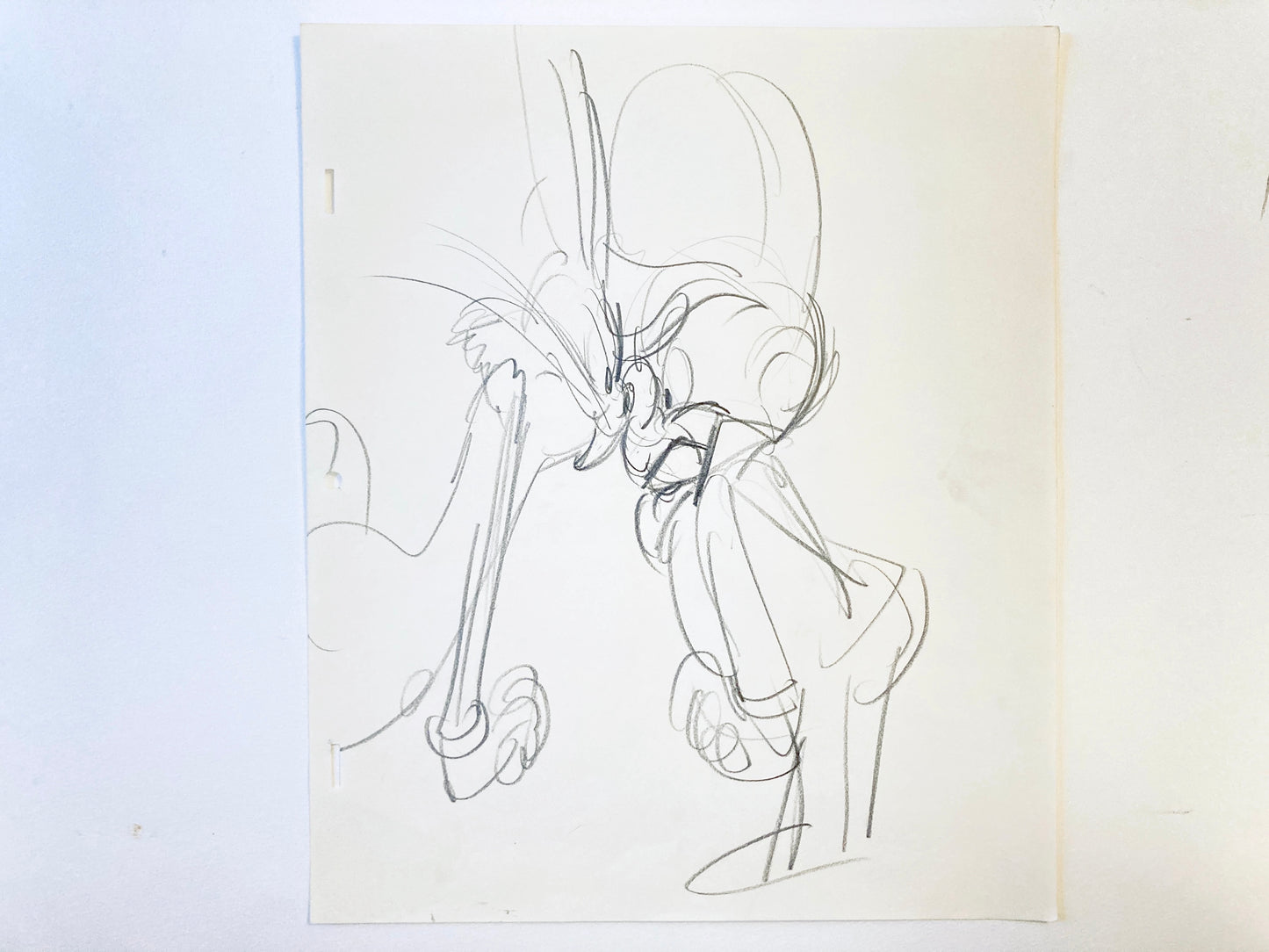 RICHARD WILLIAMS : Original drawing of BUGS BUNNY by the legendary animator (1977)