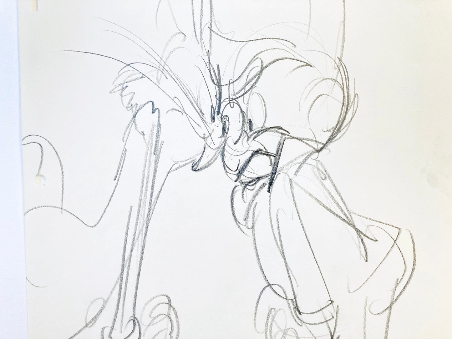 RICHARD WILLIAMS : Original drawing of BUGS BUNNY by the legendary animator (1977)