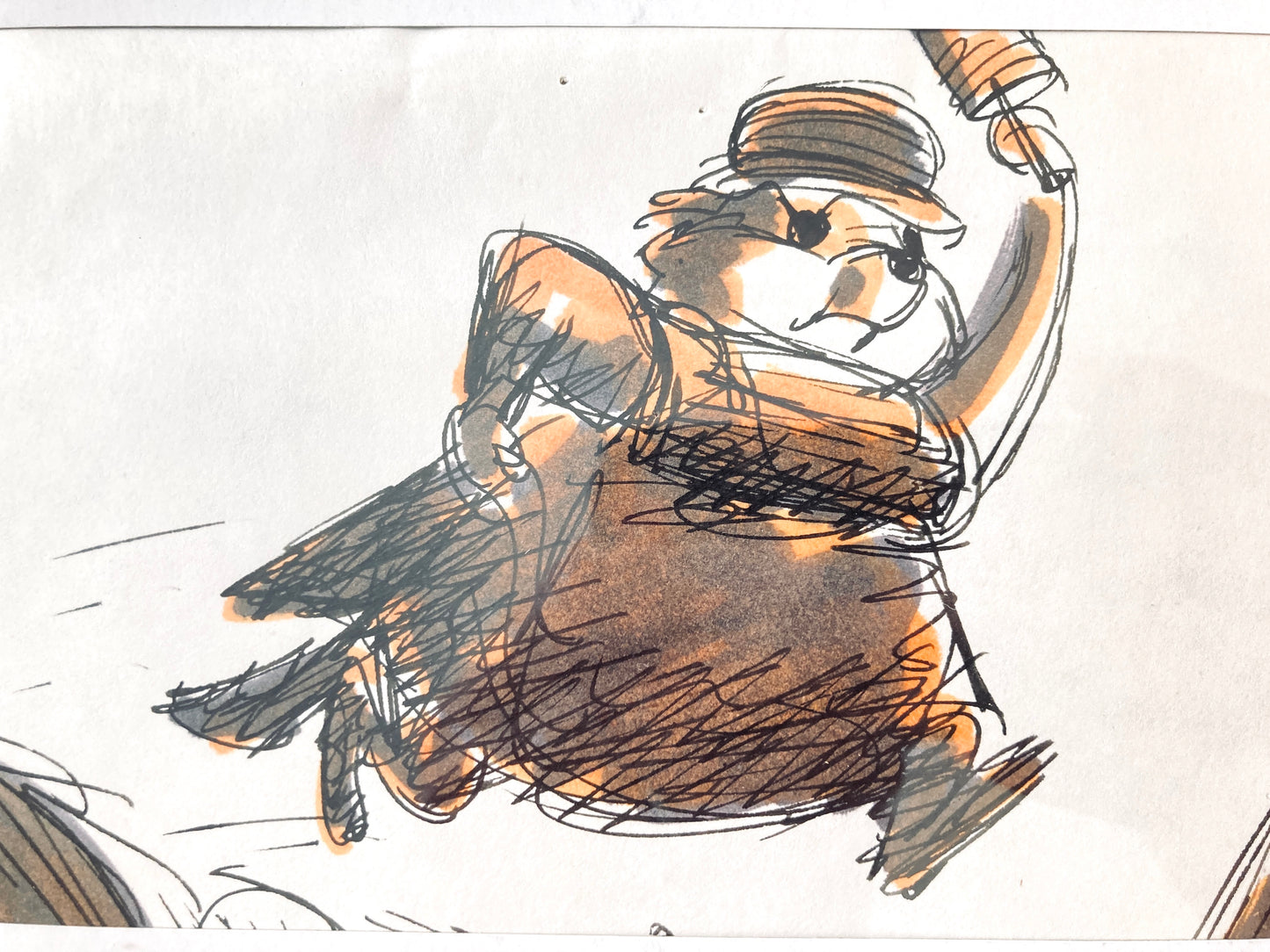THE RESCUERS : Original Storyboard Drawing (Walt Disney, 1977)
