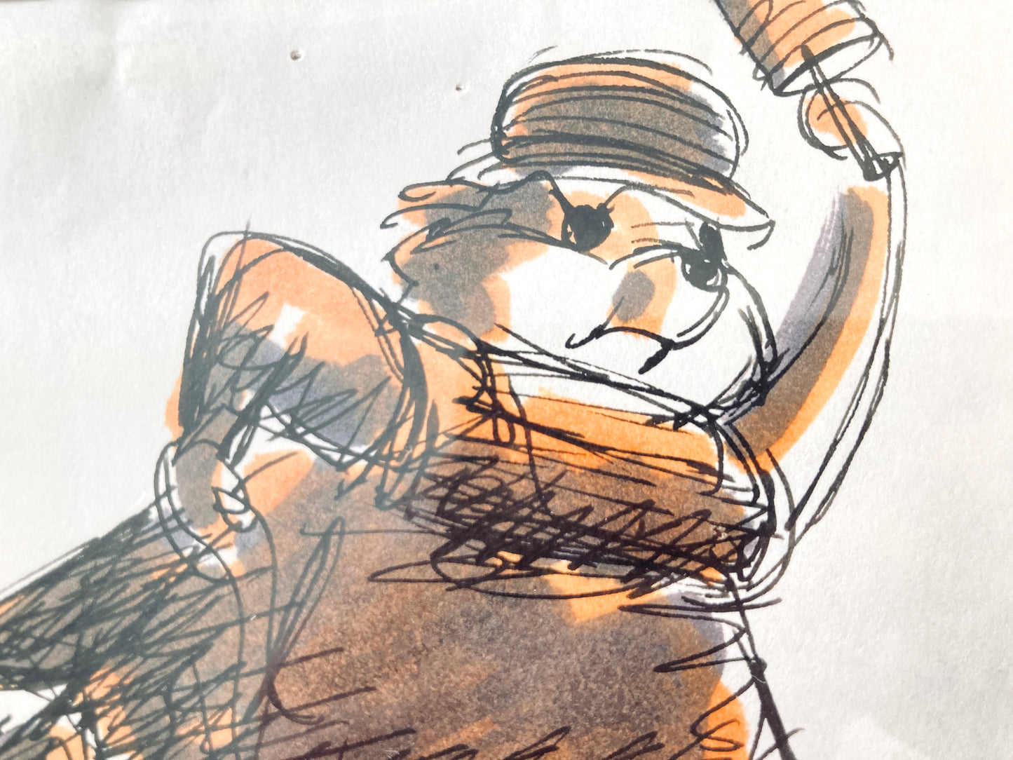 THE RESCUERS : Original Storyboard Drawing (Walt Disney, 1977)