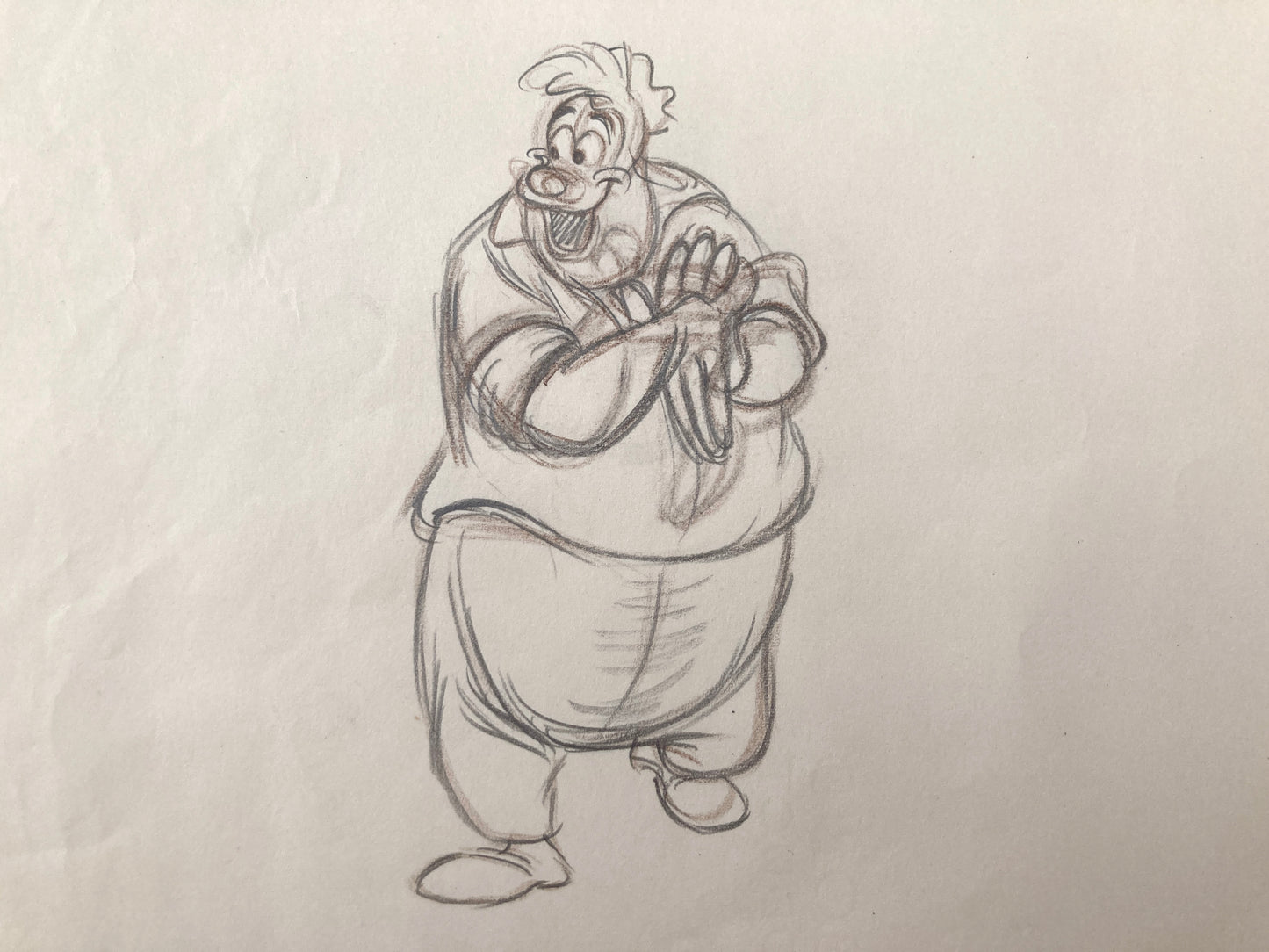 GOOFY Mechanic : Original Animation Drawing (Walt Disney, 1952)