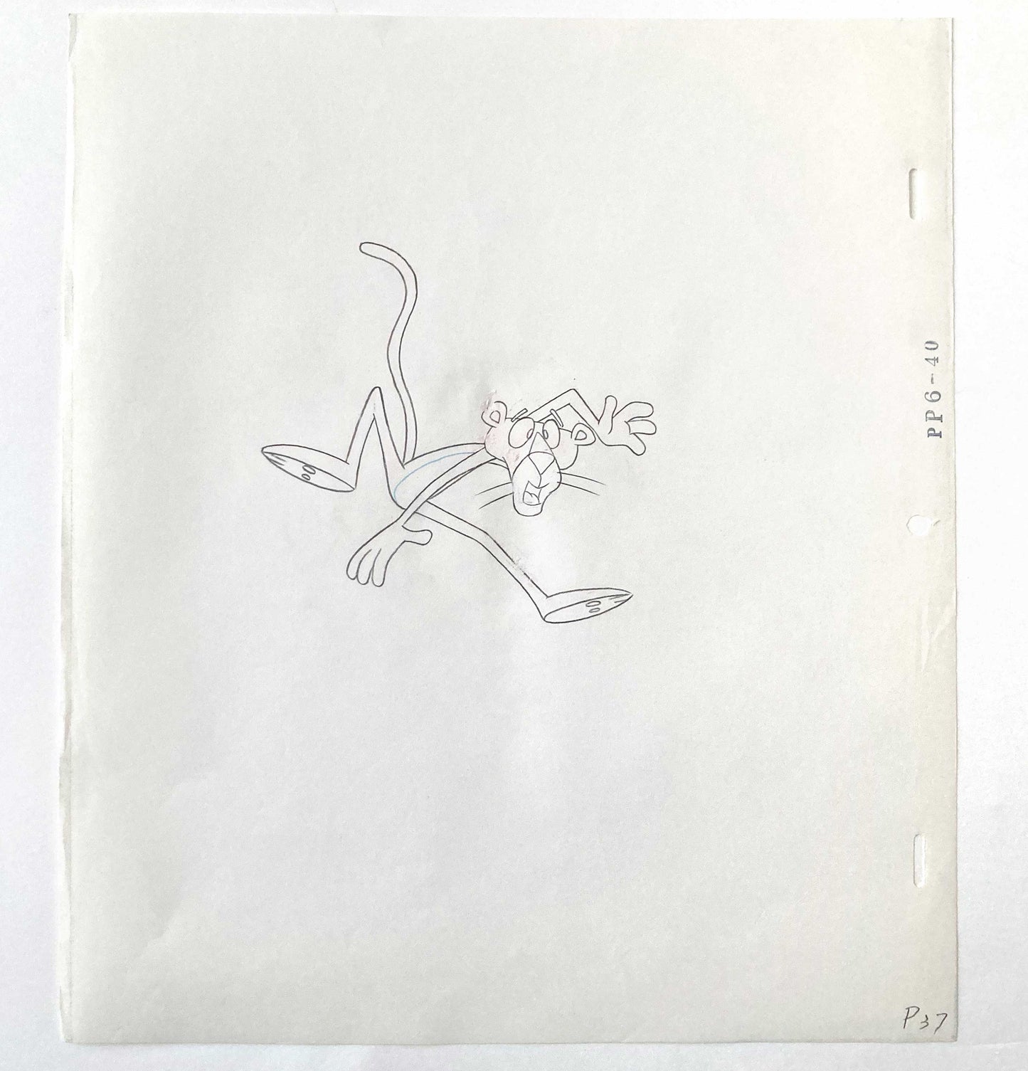 THE PINK PANTHER : Original Animation Drawing