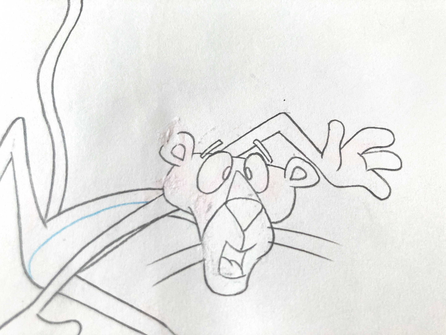 THE PINK PANTHER : Original Animation Drawing