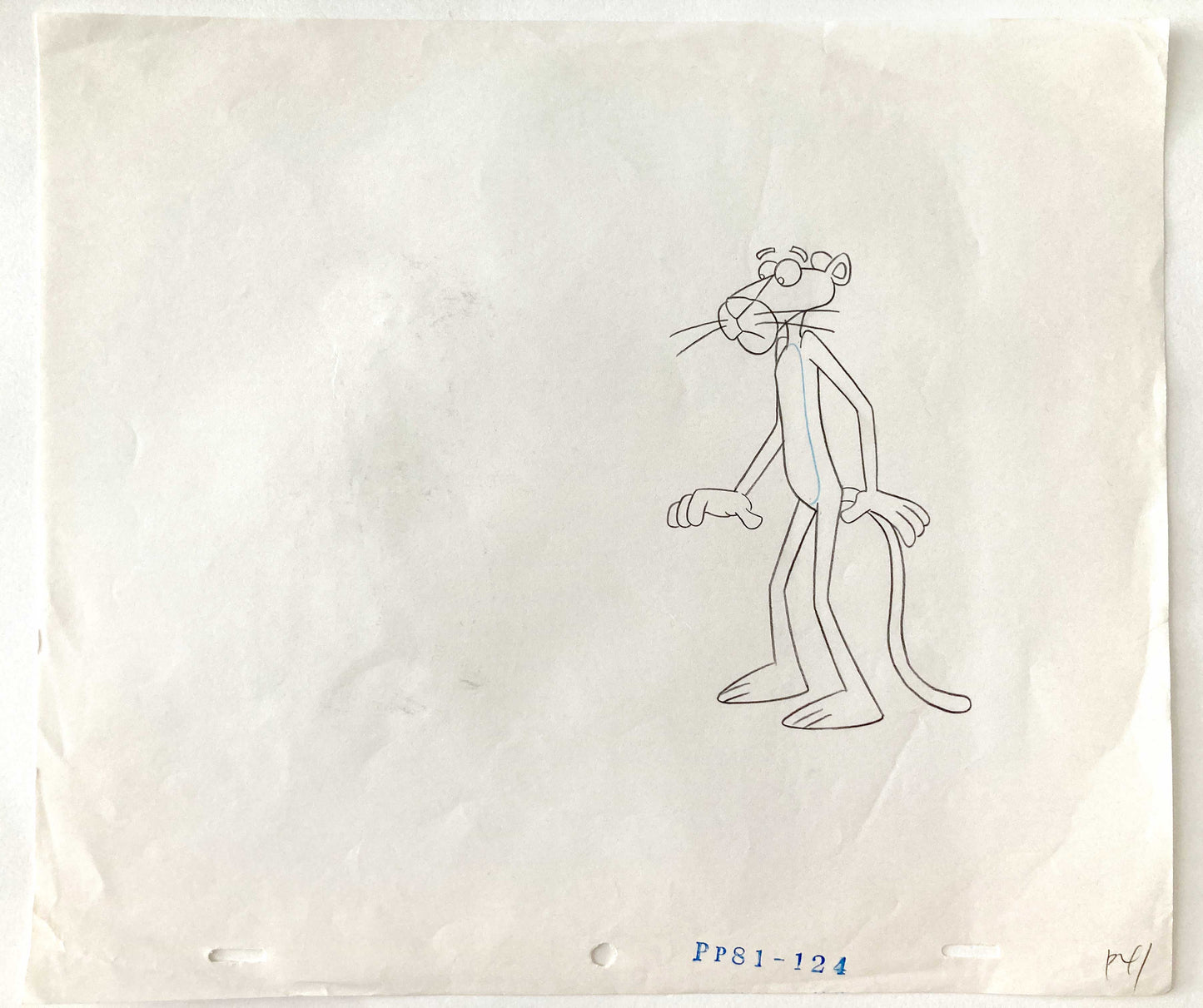 THE PINK PANTHER : Original Animation Drawing (MGM, 1980's)