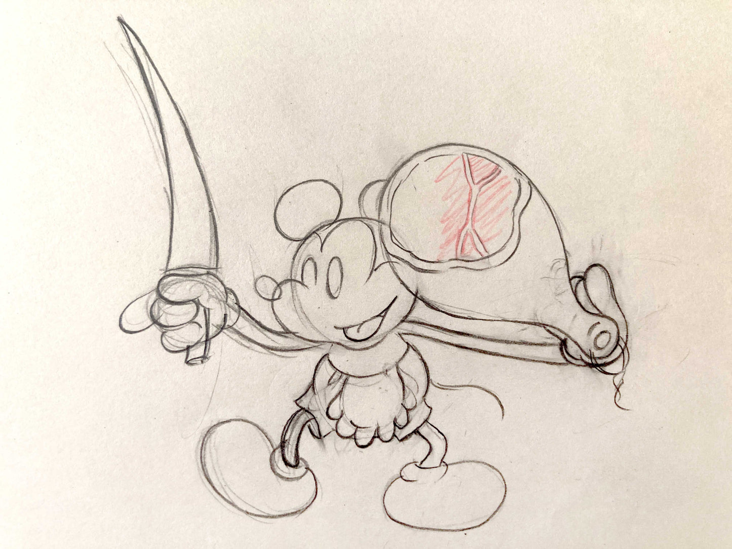 MICKEY MOUSE : Original Animation Drawing (Walt Disney, 1932)