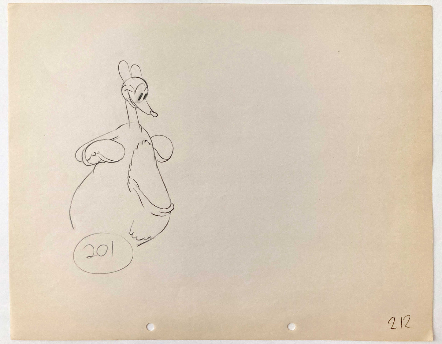 MICKEY KANGAROO : Original Animation Drawing (Walt Disney, 1935)