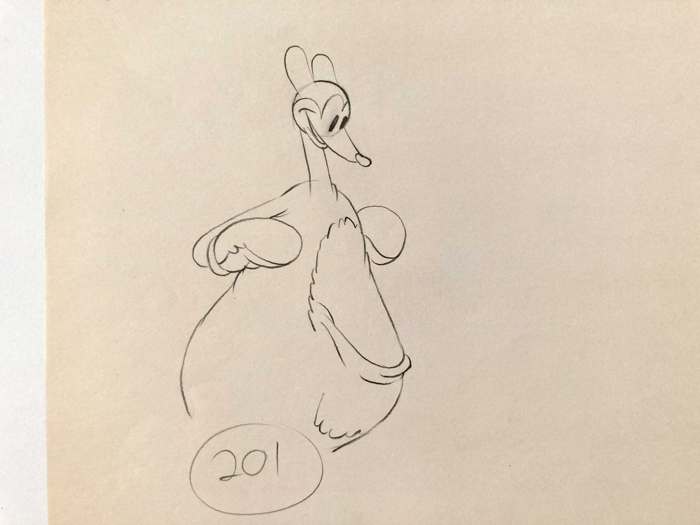 MICKEY KANGAROO : Original Animation Drawing (Walt Disney, 1935)