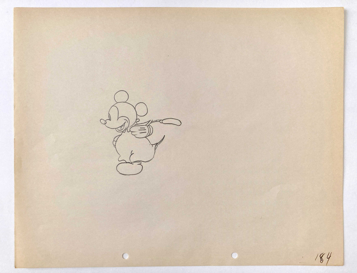 MICKEY MOUSE : Original Animation Drawing (Walt Disney, 1932)