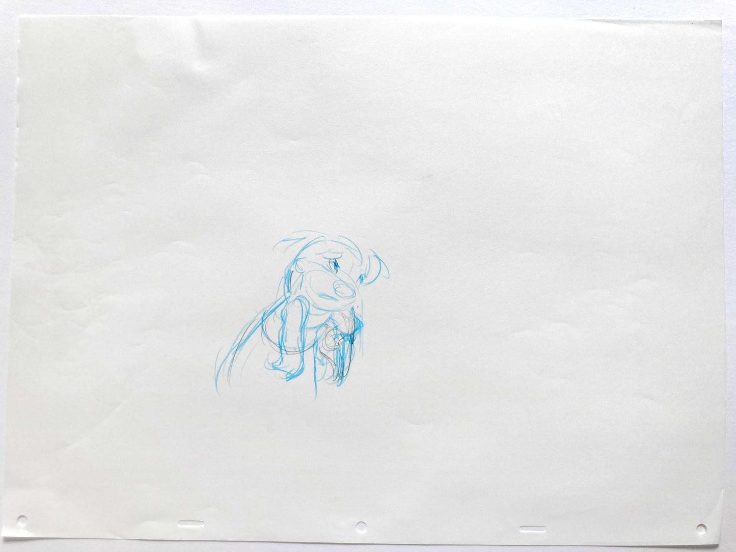 LILO & STITCH : Lilo Original Production Drawing (Walt Disney, 2002)