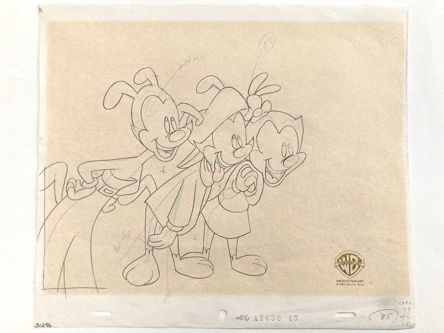 ANIMANIACS : Original animation drawing (1993)