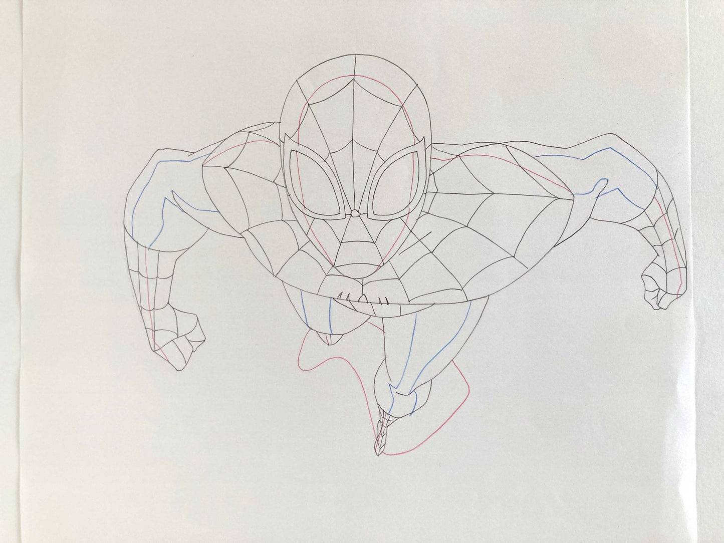 ULTIMATE SPIDER-MAN : Disegno originale della serie animata