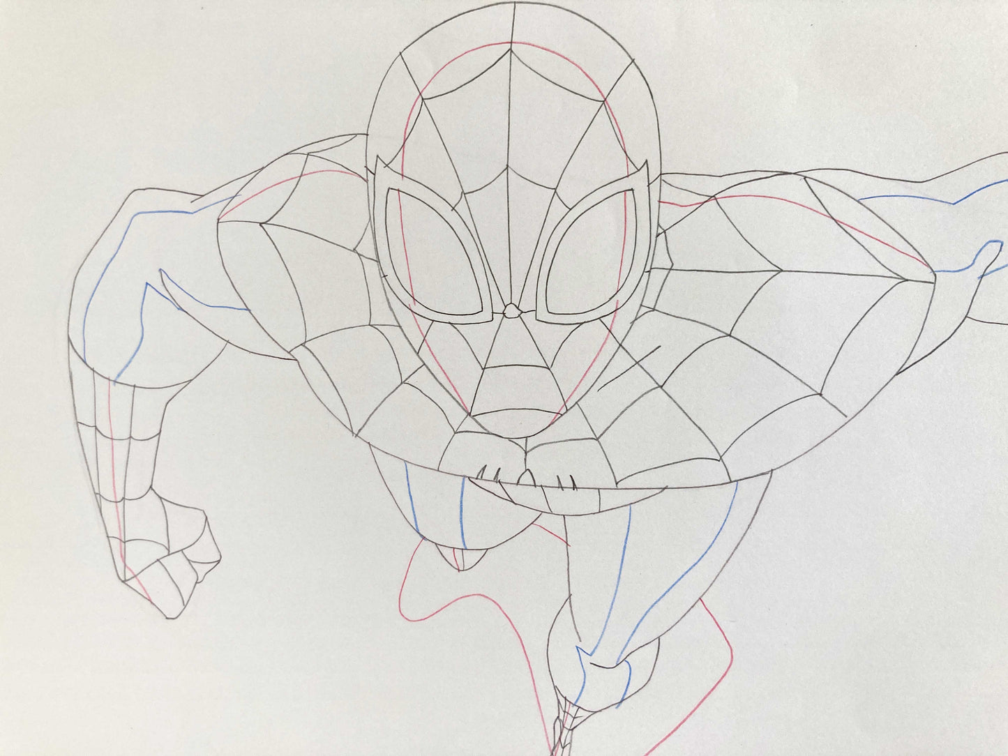ULTIMATE SPIDER-MAN : Disegno originale della serie animata
