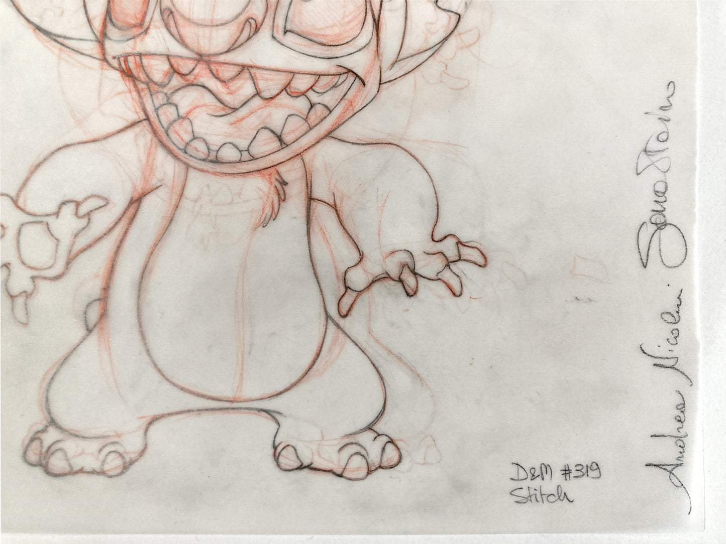 STITCH : Original Drawing for Disney Magazine – Unique Signed Artwork