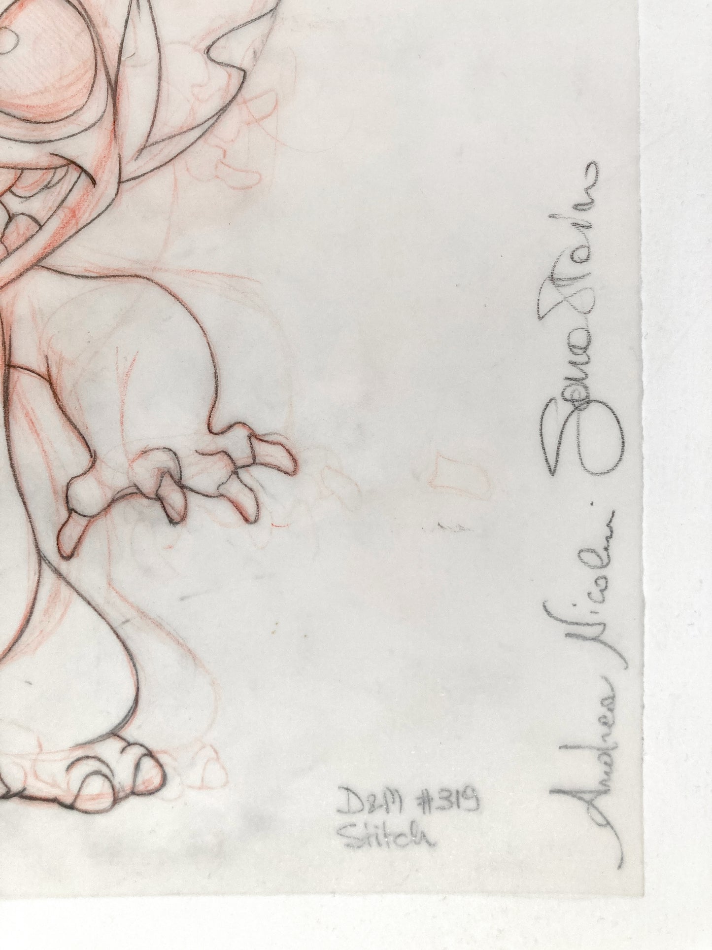 STITCH : Original Drawing for Disney Magazine – Unique Signed Artwork