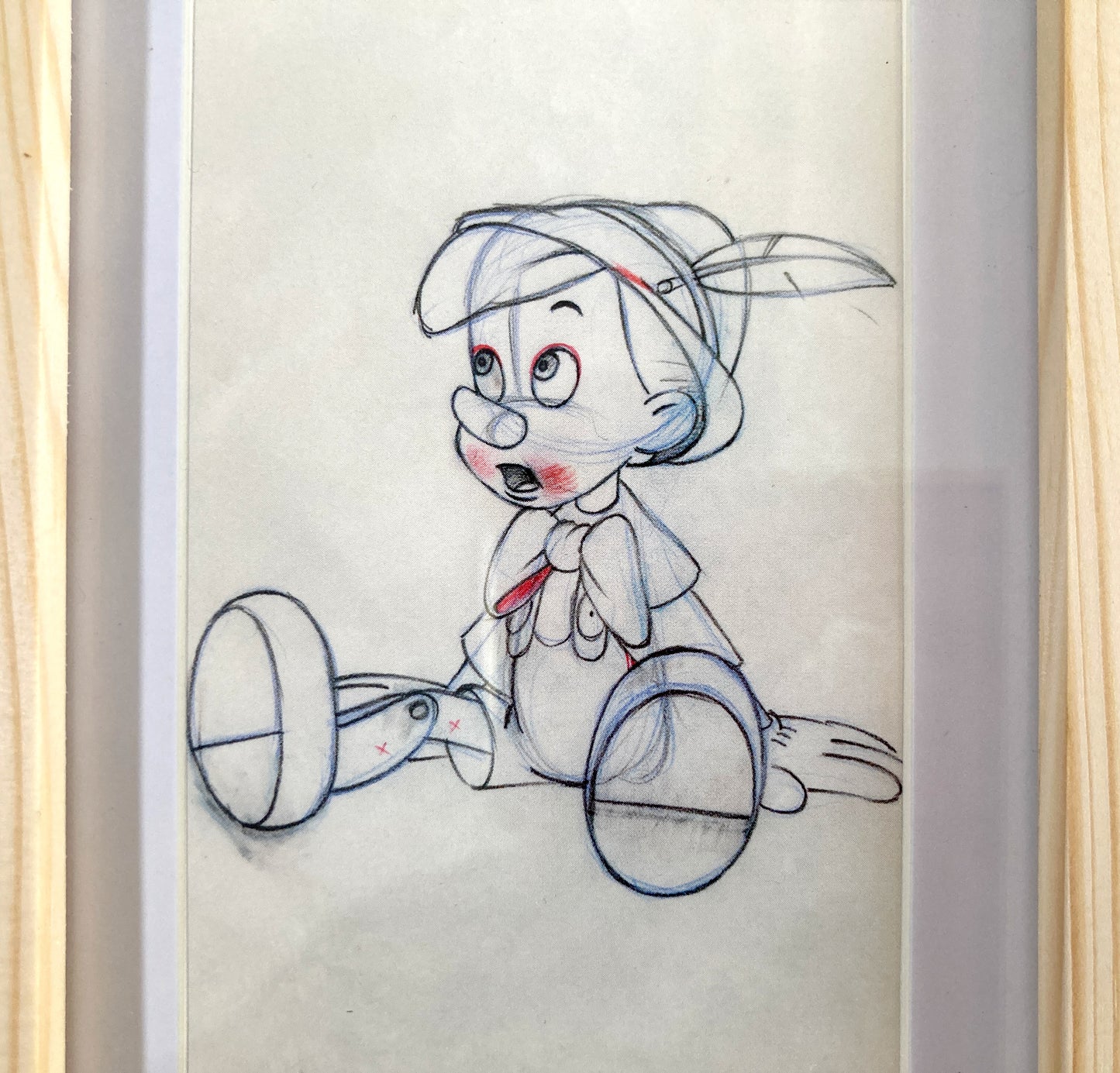 PINOCCHIO : Official Walt Disney FRAMED Reproduction