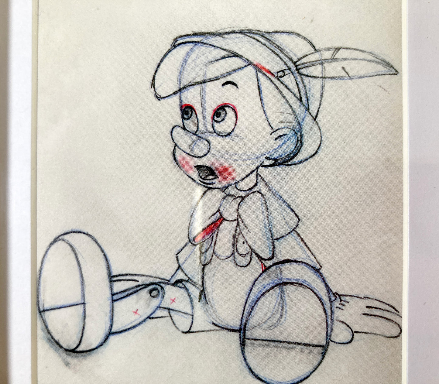 PINOCCHIO : Official Walt Disney FRAMED Reproduction