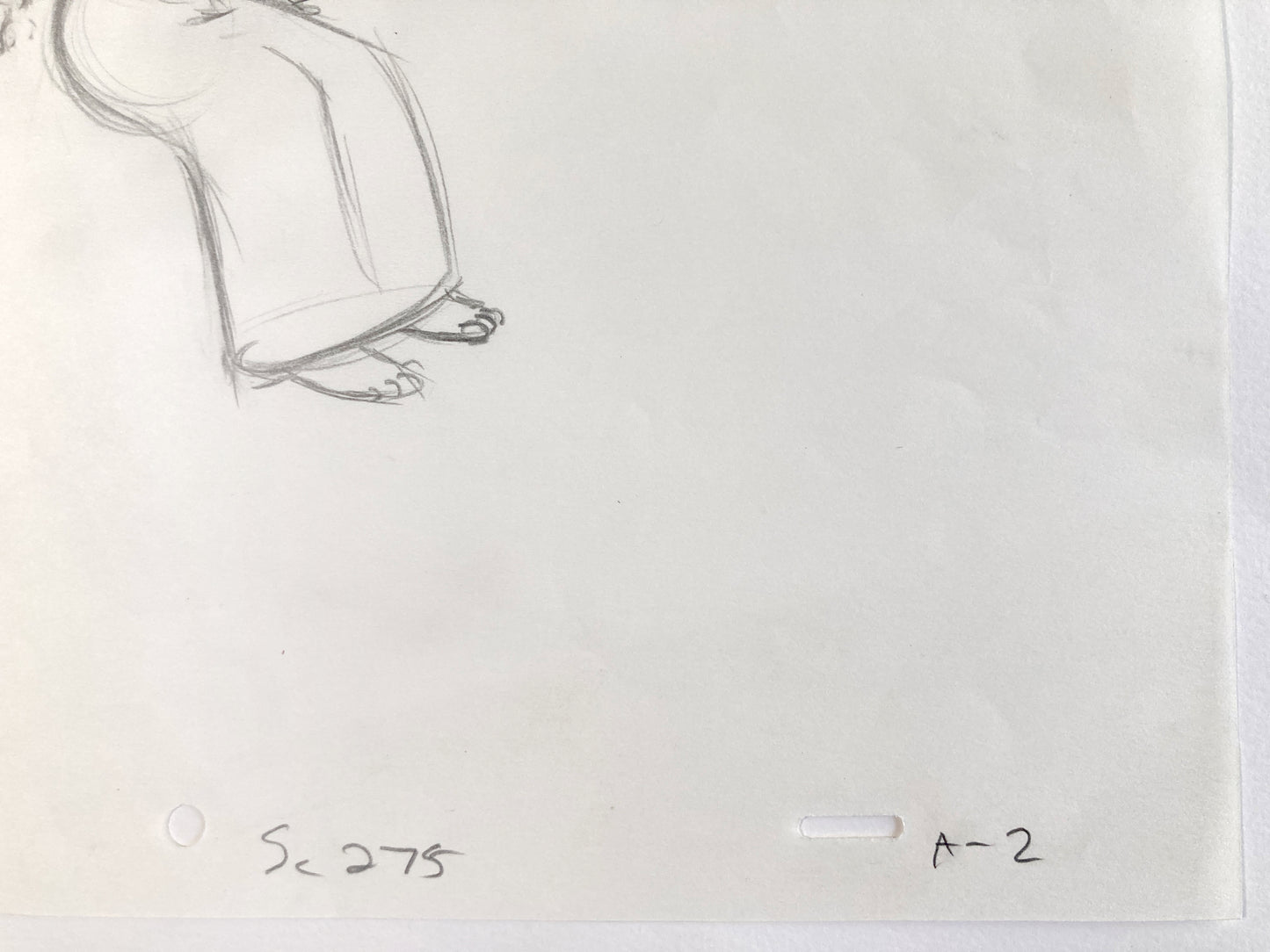 THE SIMPSONS : Original Animation Drawing of Marge Simpson