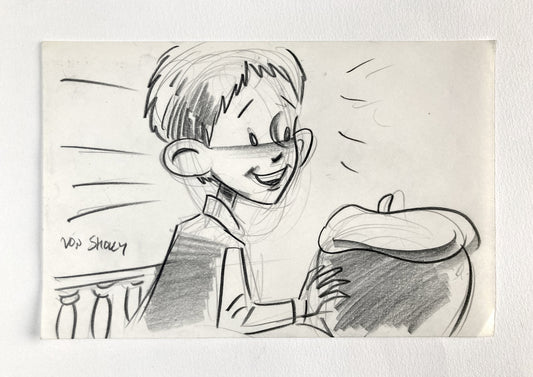 James and the Giant Peach original animation drawing