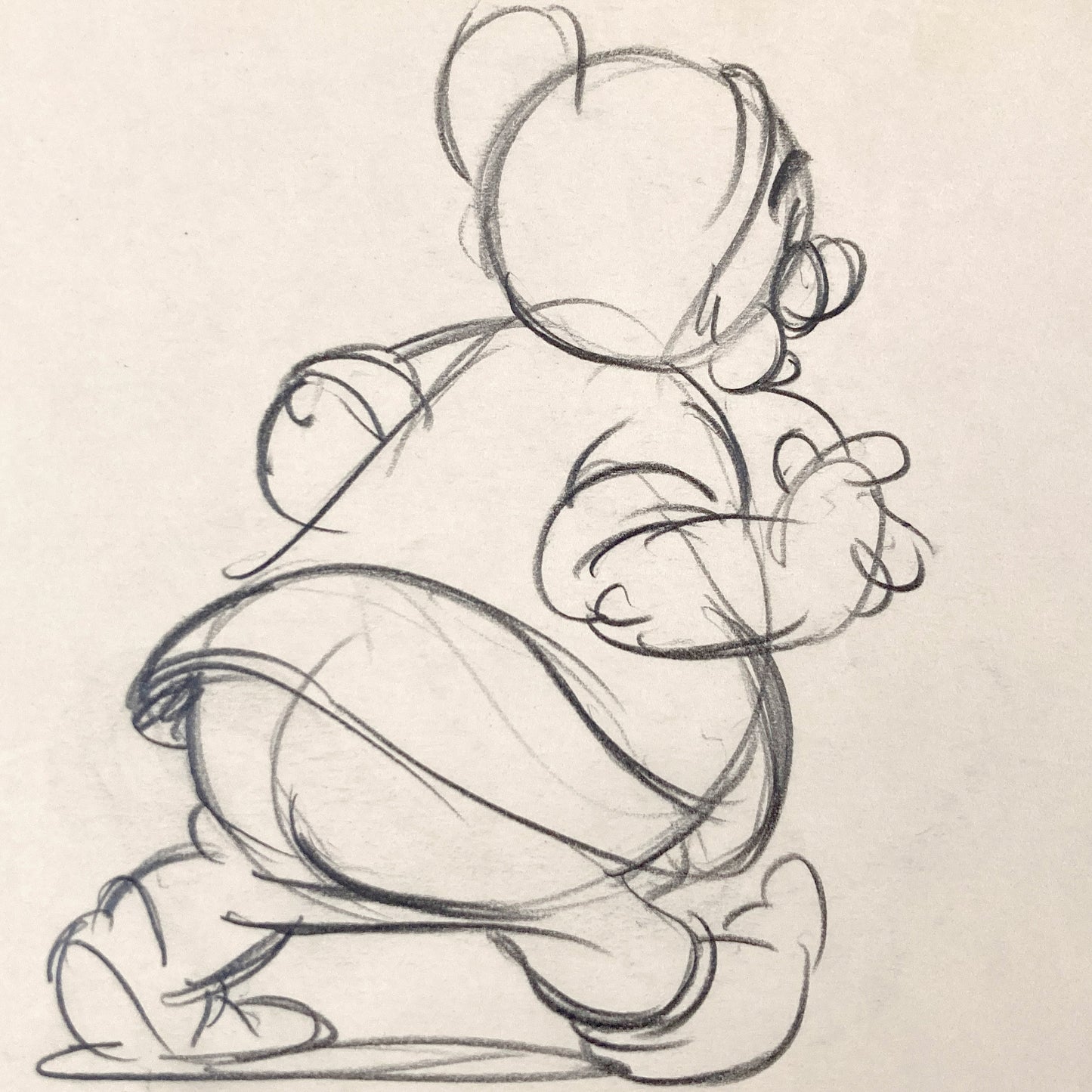 Snow White and the Seven Dwarfs Early Doc Test Sketche (Walt Disney, 1937)