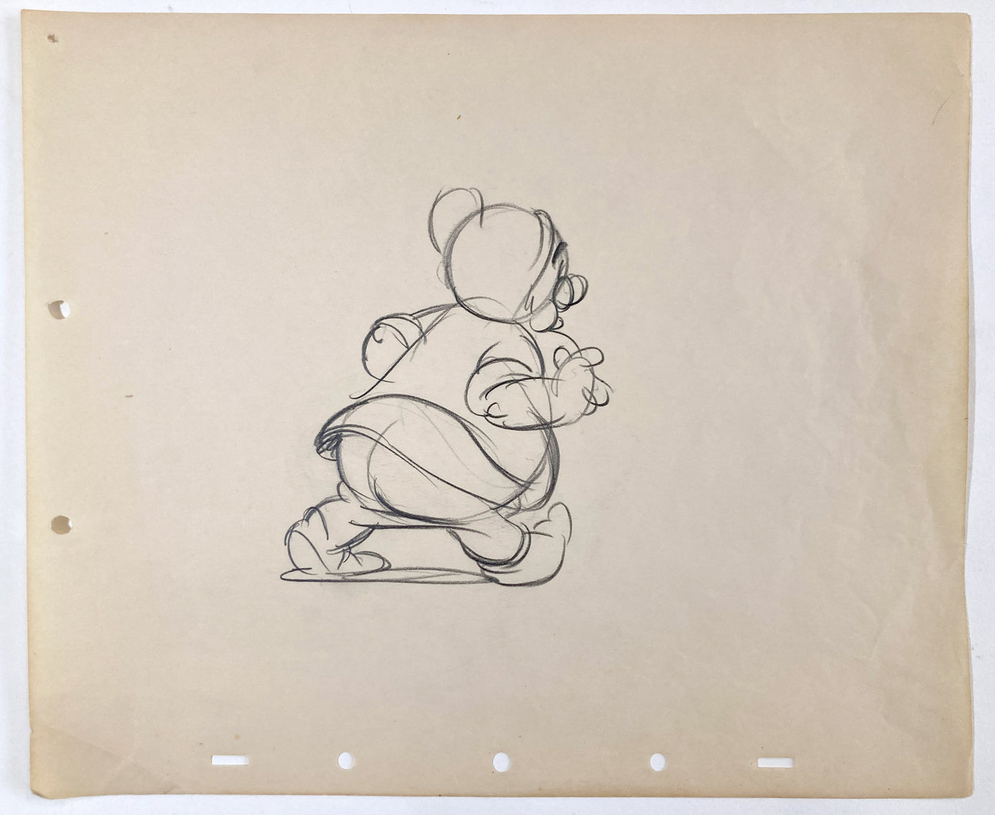 Snow White and the Seven Dwarfs Early Doc Test Sketche (Walt Disney, 1937)