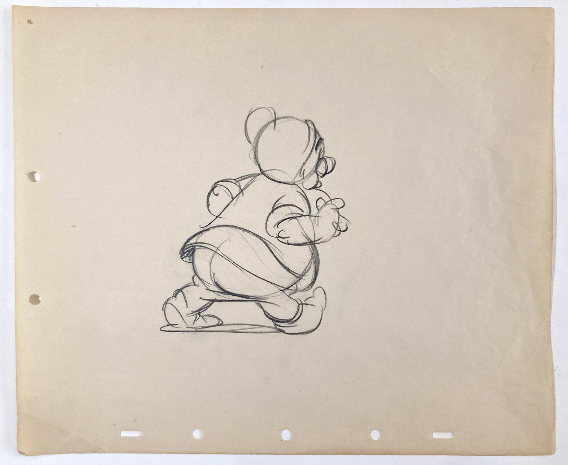 Snow White and the Seven Dwarfs Early Doc Test Sketche (Walt Disney, 1937)