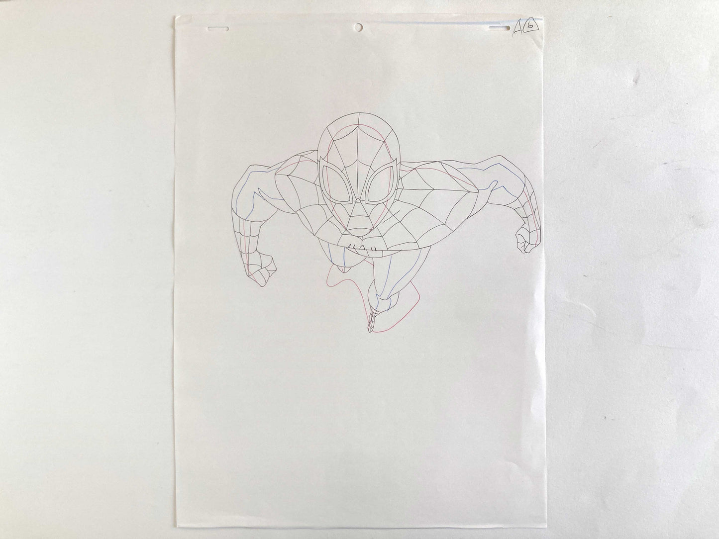 Original Production Drawing from Ultimate Spider-Man Animation Series
