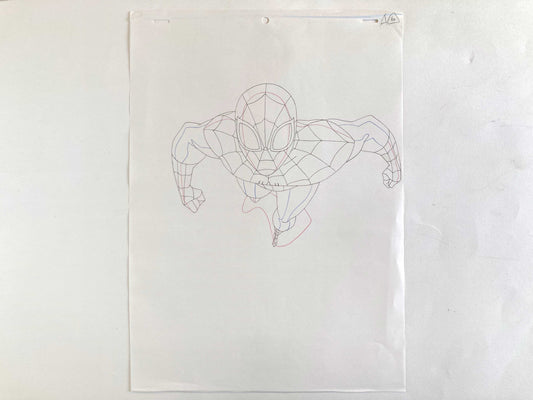 Original Production Drawing from Ultimate Spider-Man Animation Series
