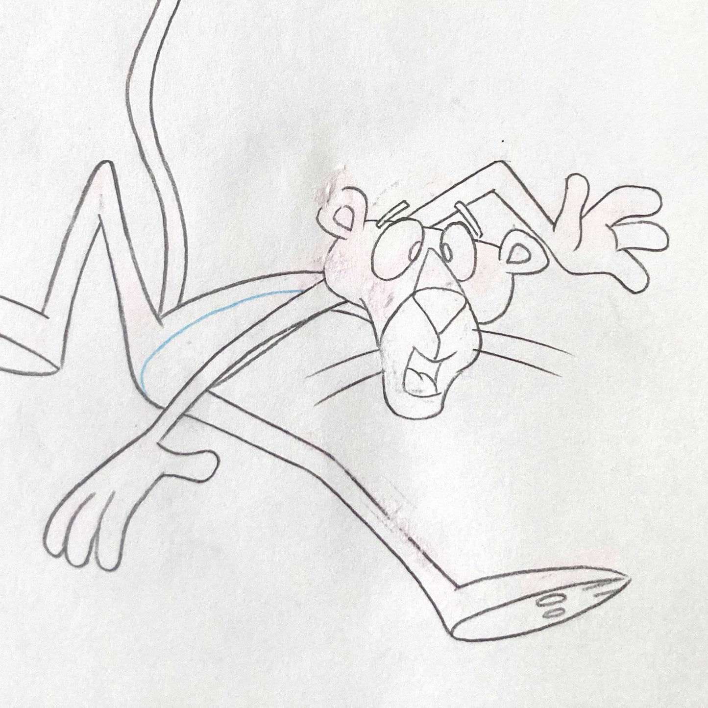 THE PINK PANTHER : Original Animation Drawing