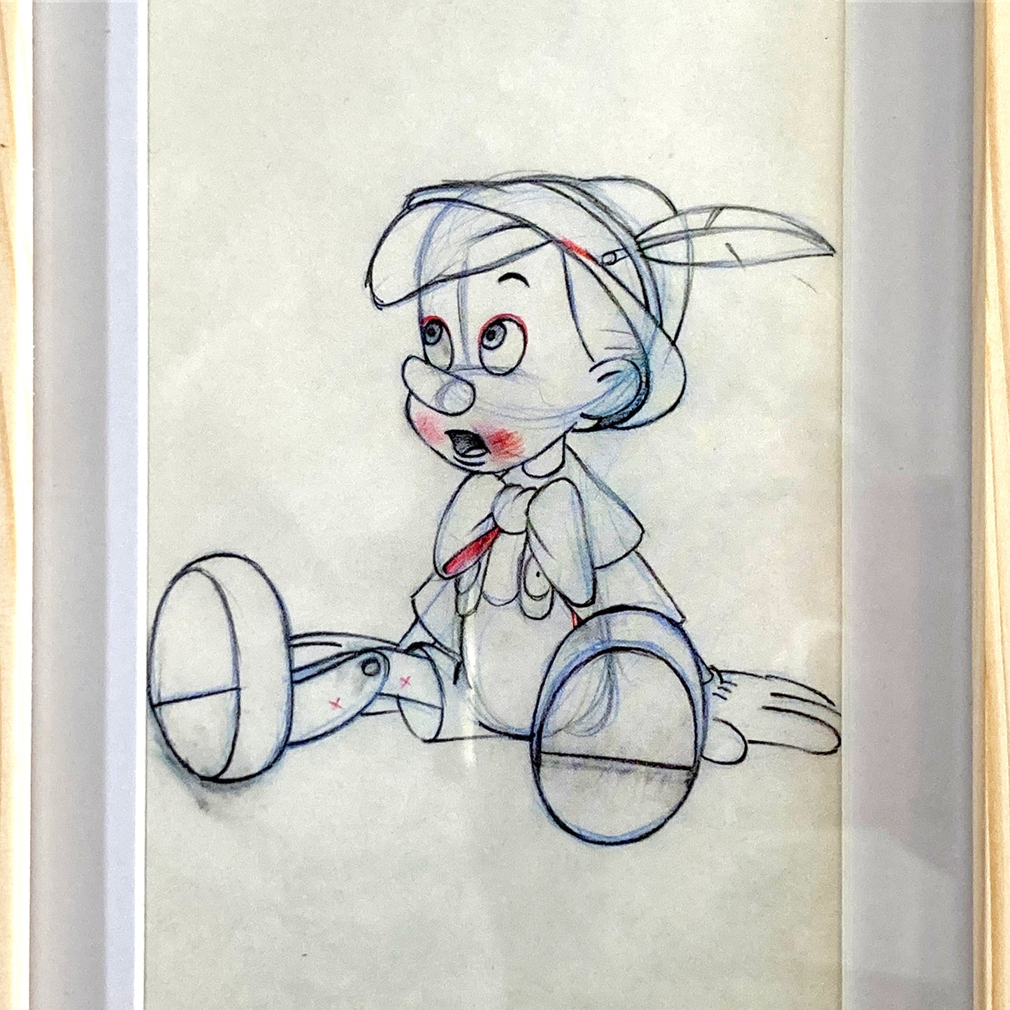 PINOCCHIO : Official Walt Disney FRAMED Reproduction