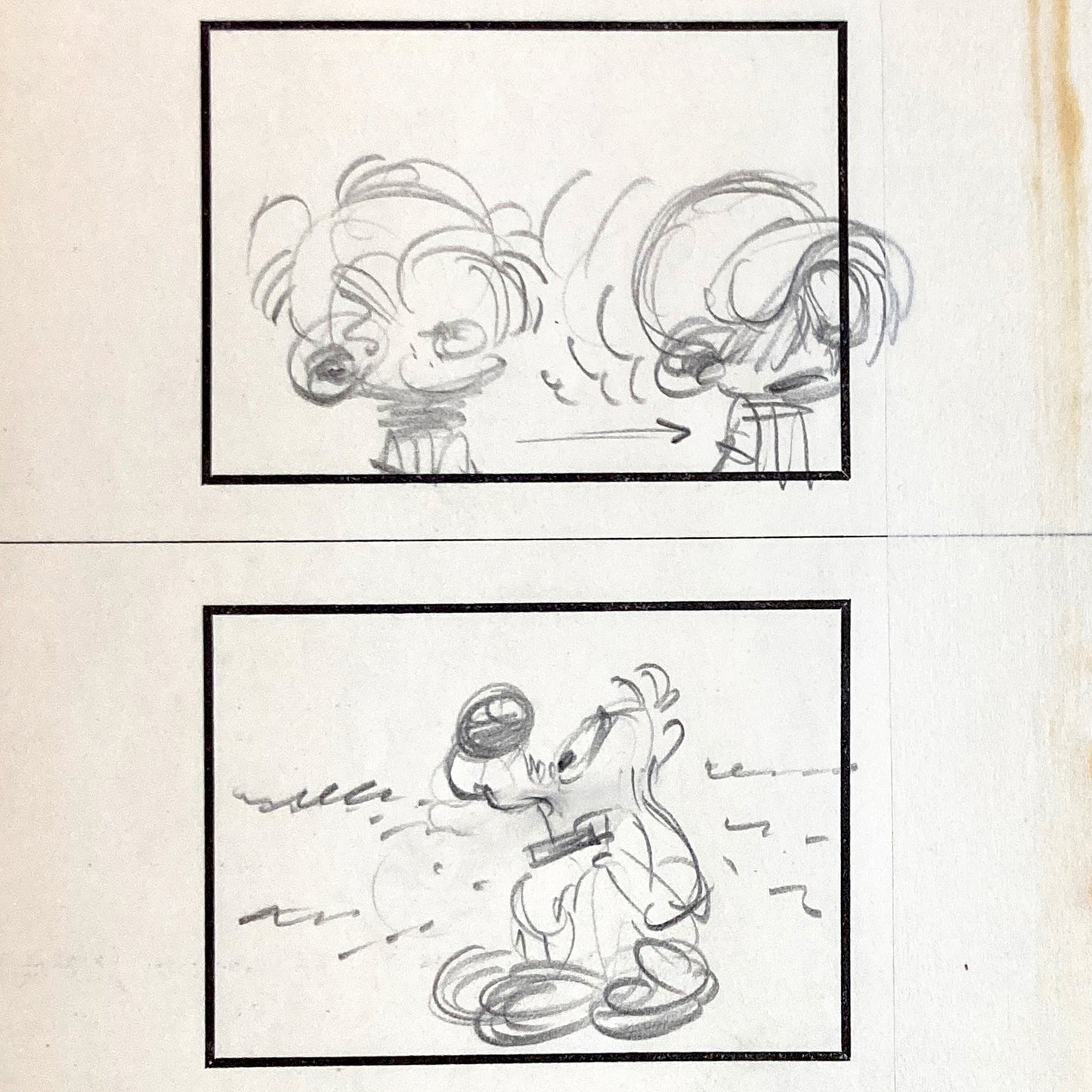 BOULE & BILL (1975) : Original Storyboard Artwork by Jean Roba