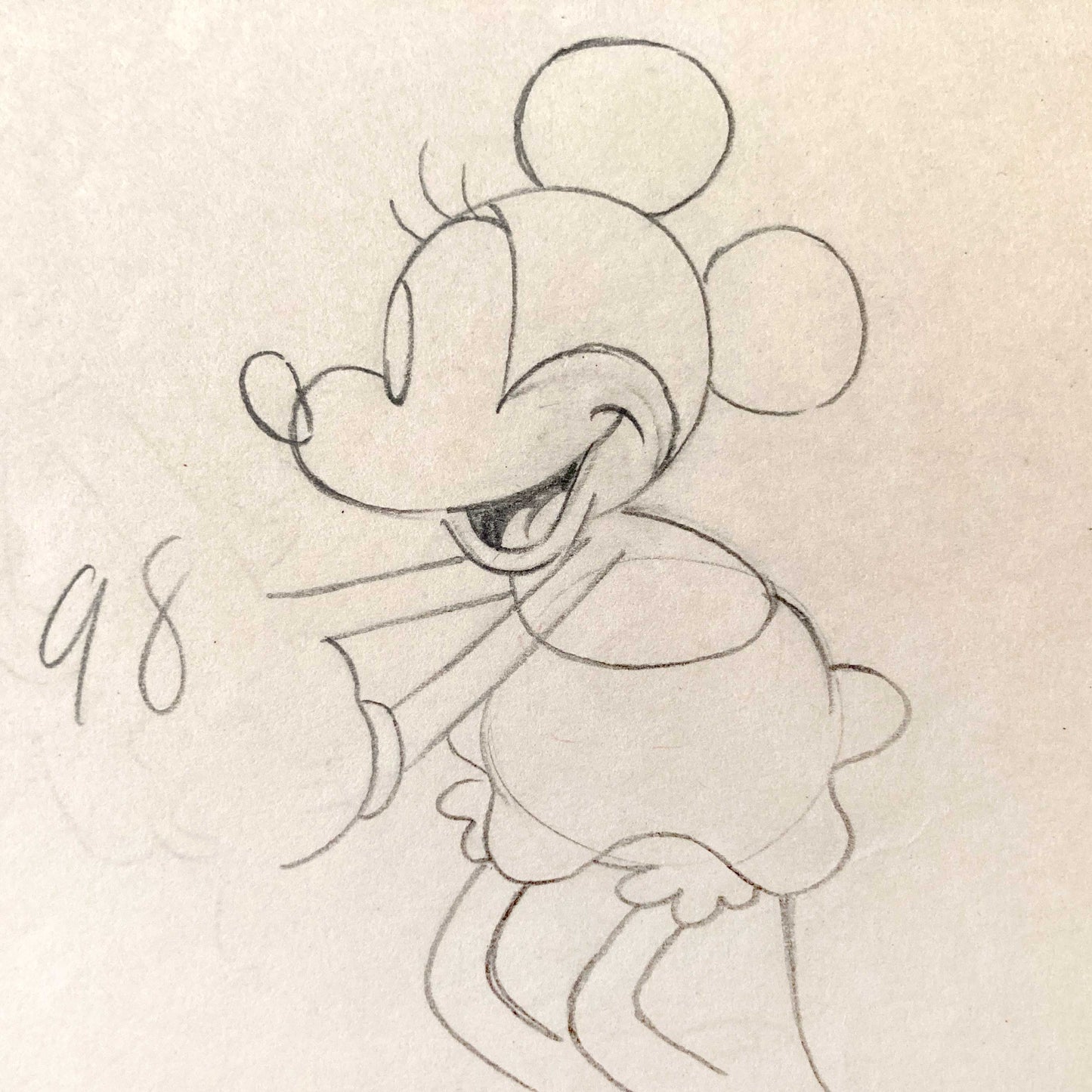 MINNIE MOUSE : Original Animation Drawing (Walt Disney, 1933)