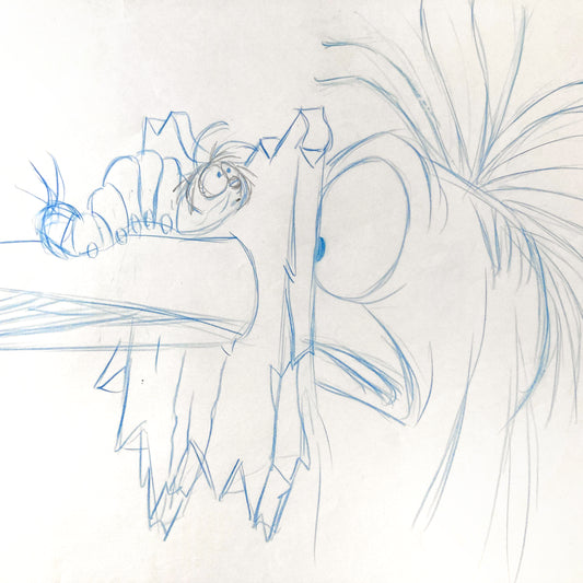 THE FOX AND THE HOUND : Original Animation Drawing (Walt Disney, 1981)