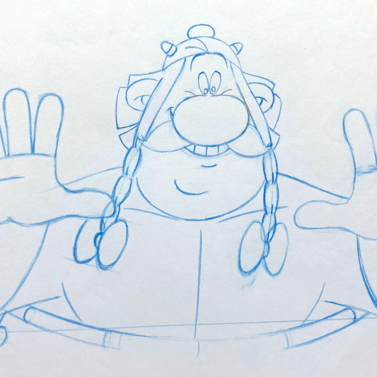 ASTERIX : Obelix Original animation drawing (1993)