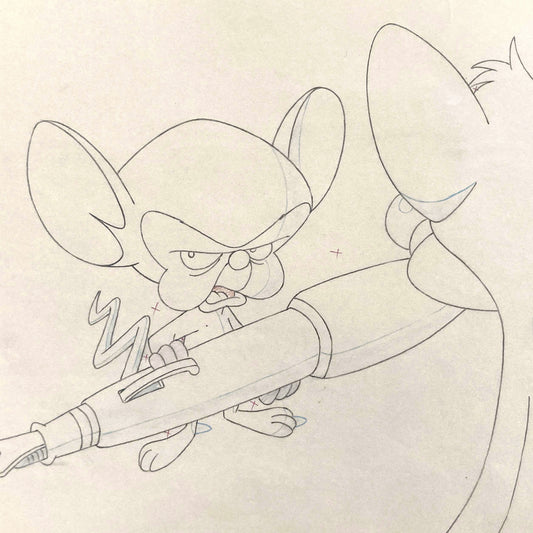 BRAIN MEETS BRAWN : Original animation drawing (1993)